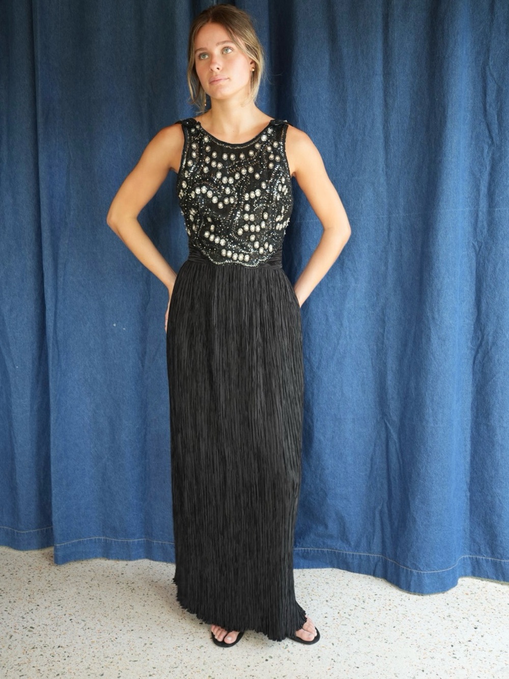 1980’s Mary McFadden Couture Gown